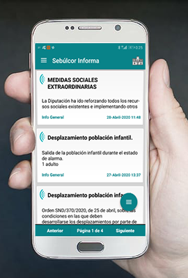 Sebúlcor Informa, la app del Ayuntamiento