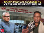 Image for J&K CM promises seats for students after medical college loses recognition