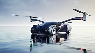 نموذج من تصميم السيارة الطائرة HT Aero من الجيل السادس