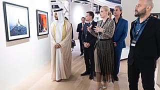 الشيخ وعمدة أثينا يقومان بجولة في معارض إكسبوجر اليونانية