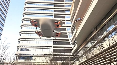 الصين تكشف مركبة جوية كهربائية "eVTOL" على شكل طبق طائر قادرة على الإقلاع داخل المدن