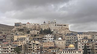 دير سيدة صيدنايا في ريف دمشق ببلدة صيدنايا 