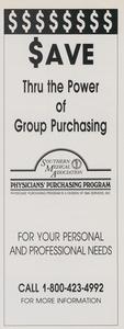 Physicians' Purchasing Program advertisement