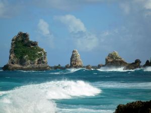 Pointe des Châteaux in Guadeloupe