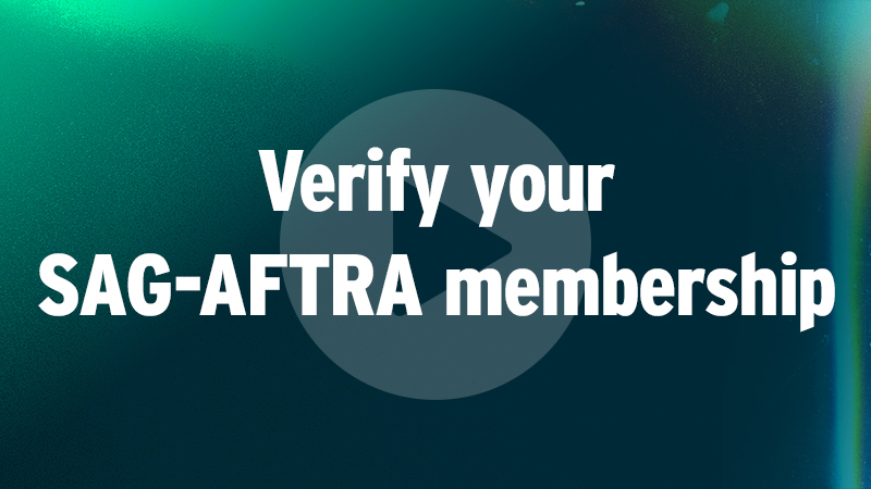 How to Verify Your SAG-AFTRA Membership on IMDbPro