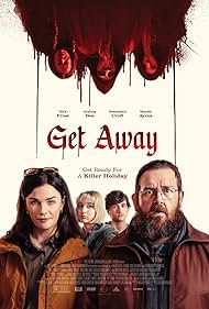 Nick Frost, Anitta Suikkari, Maisie Ayres, Aisling Bea, and Sebastian Croft in Get Away (2024)