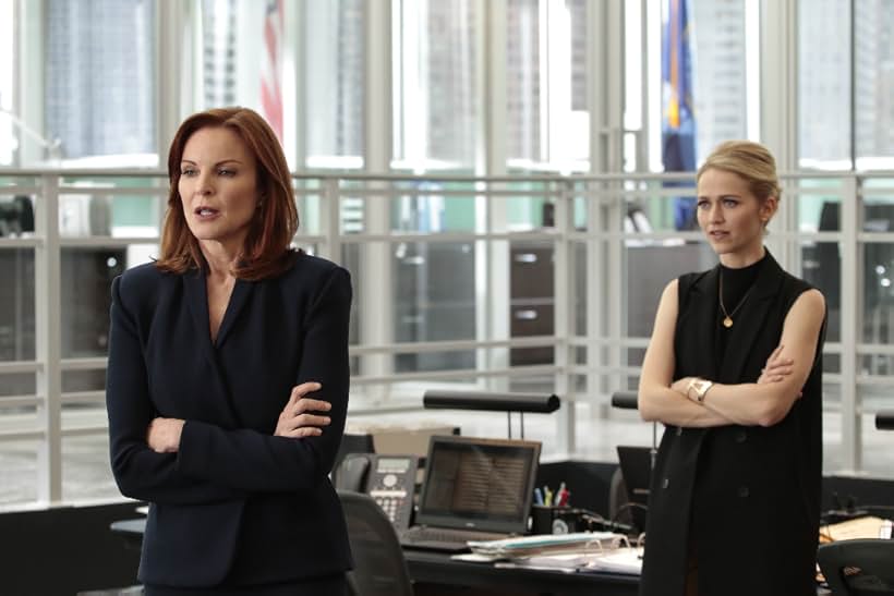 Marcia Cross and Johanna Braddy in Quantico (2015)