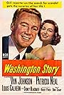 Van Johnson and Patricia Neal in Washington Story (1952)