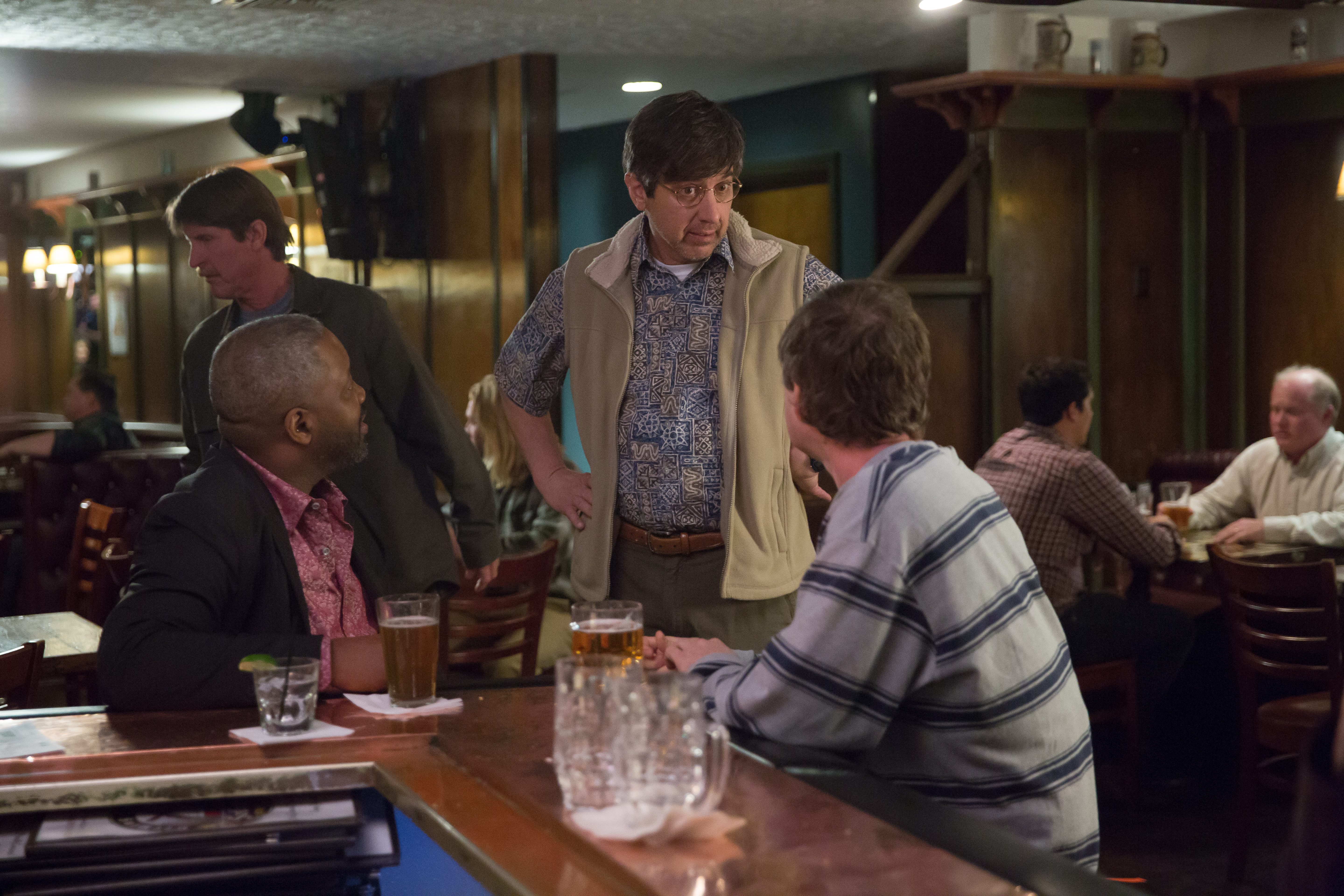 Ray Romano, Mark Duplass, and Kadeem Hardison in Paddleton (2019)