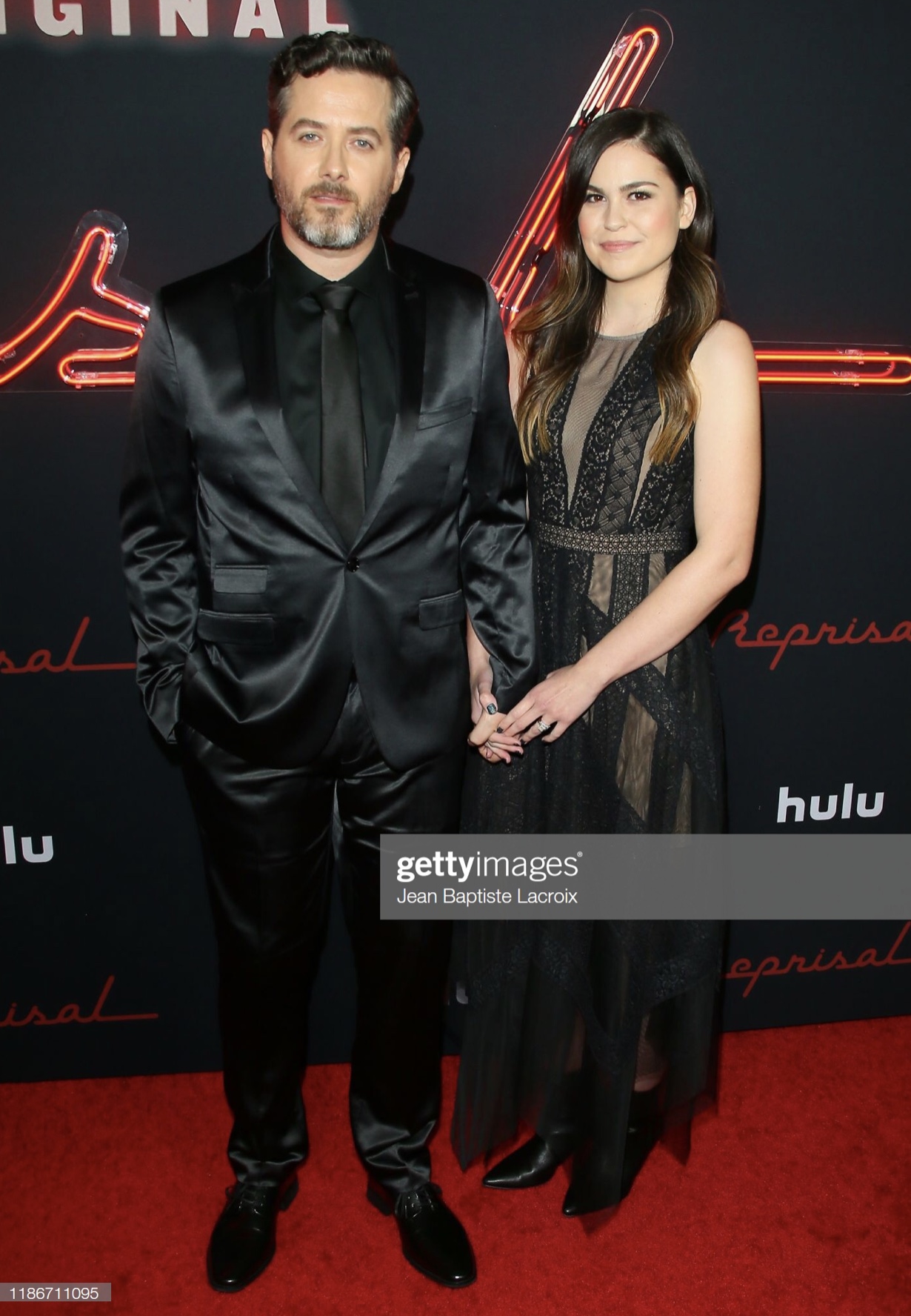 Karen Labbé and Shane Callahan at Hulu’s Reprisal Premiere in Hollywood, CA on December 5th 2019.