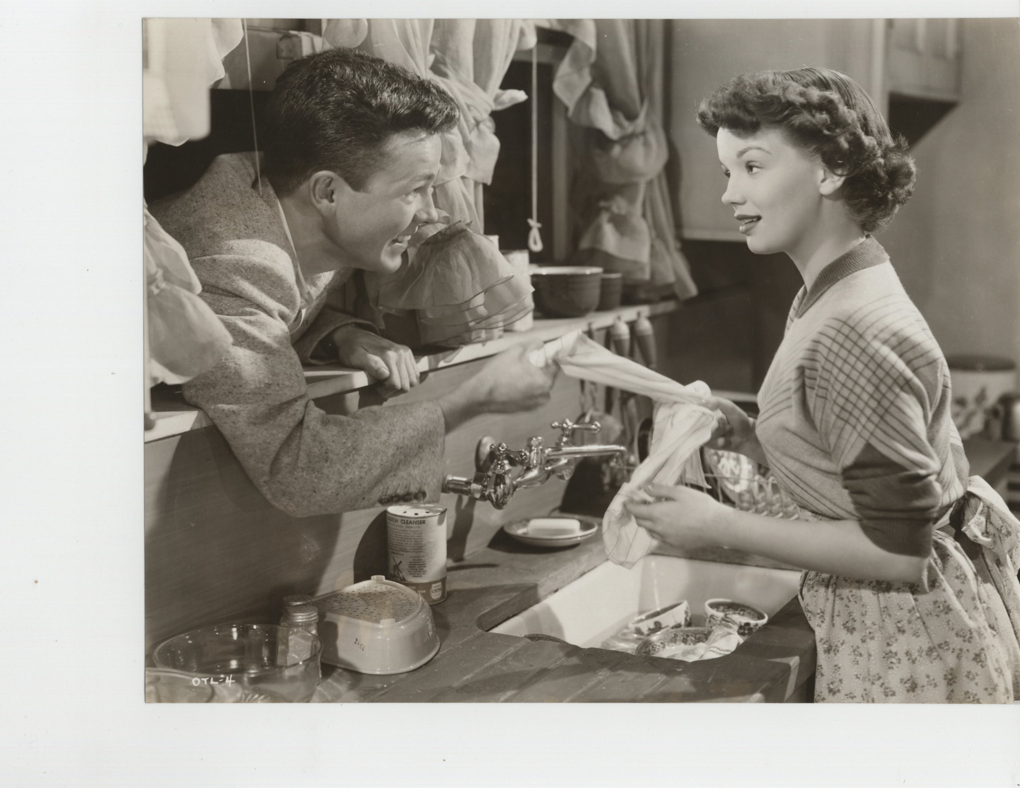 Robert Arthur and Joan Evans in On the Loose (1951)