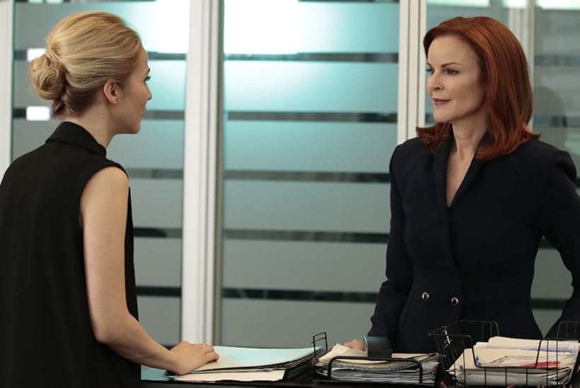 Marcia Cross and Johanna Braddy in Quantico (2015)