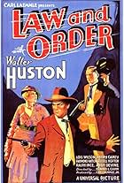 Harry Carey, Walter Huston, and Lois Wilson in Law and Order (1932)