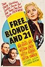 Lynn Bari, Mary Beth Hughes, and Henry Wilcoxon in Free, Blonde and 21 (1940)