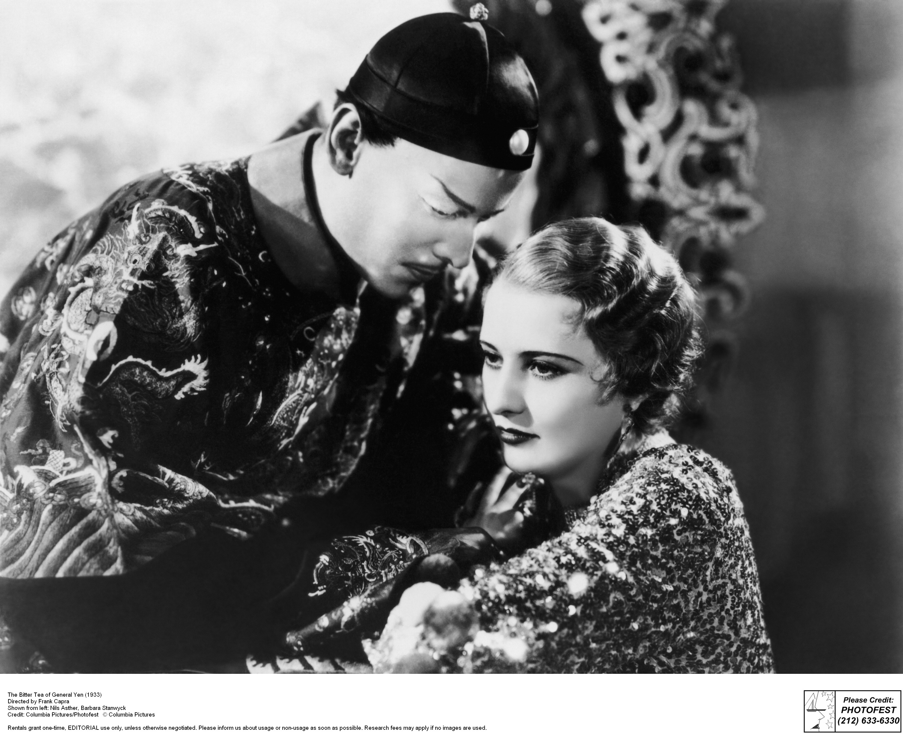 Barbara Stanwyck and Nils Asther in The Bitter Tea of General Yen (1932)