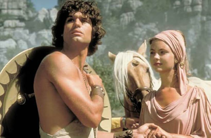 Harry Hamlin and Judi Bowker in Clash of the Titans (1981)