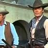 Lee Majors and Peter Breck in The Big Valley (1965)