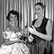 "Academy Awards: 21st Annual" Elizabeth Taylor and Dorothy Jeakins who presented Ms. Jeakins with Best Costume Design Award for "Joan of Arc"