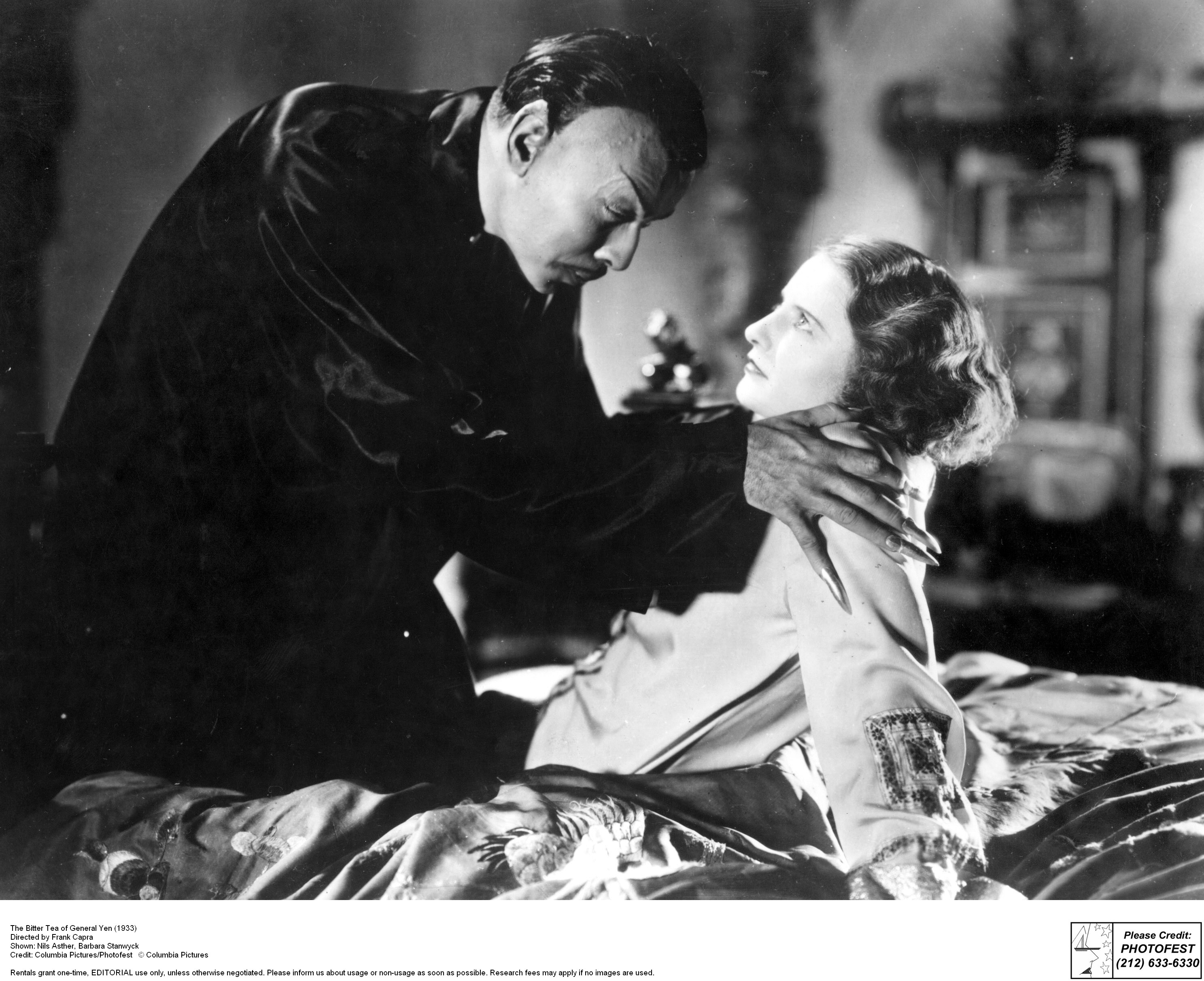 Barbara Stanwyck and Nils Asther in The Bitter Tea of General Yen (1932)