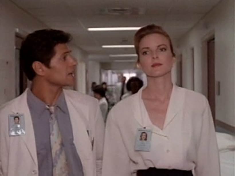 Thomas Calabro and Marcia Cross in Melrose Place (1992)