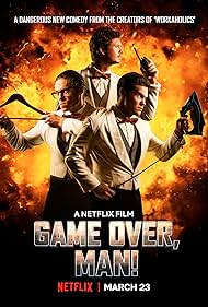 Adam Devine, Anders Holm, and Blake Anderson in ¡Game Over, tío! (2018)