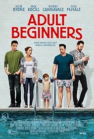 Rose Byrne, Bobby Cannavale, Joel McHale, Nick Kroll, Matthew Paddock, and Caleb Paddock in Adult Beginners (2014)