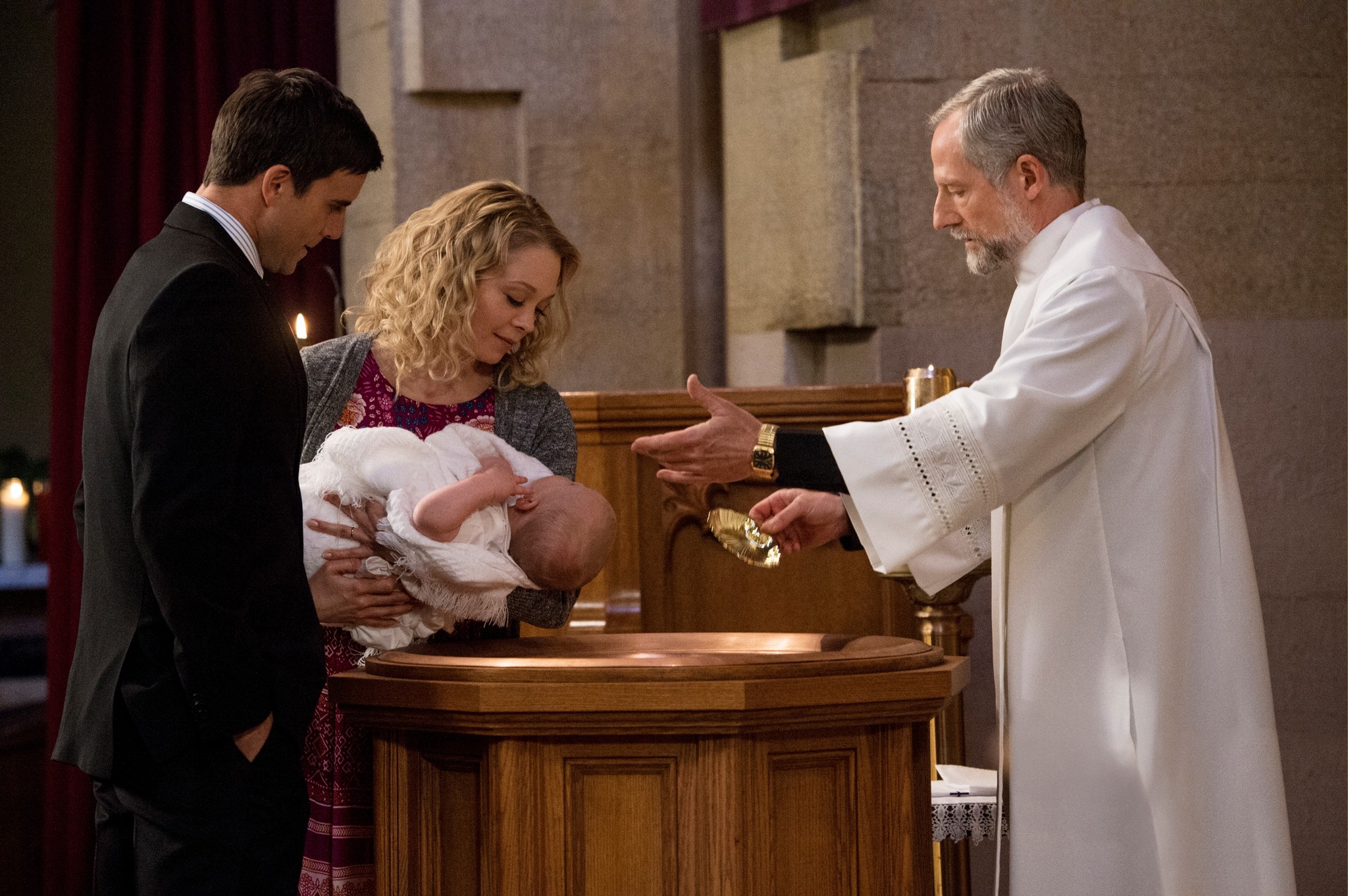 Alexandra Holden, Timothy Landfield, and Colin Egglesfield in Rizzoli & Isles (2010)