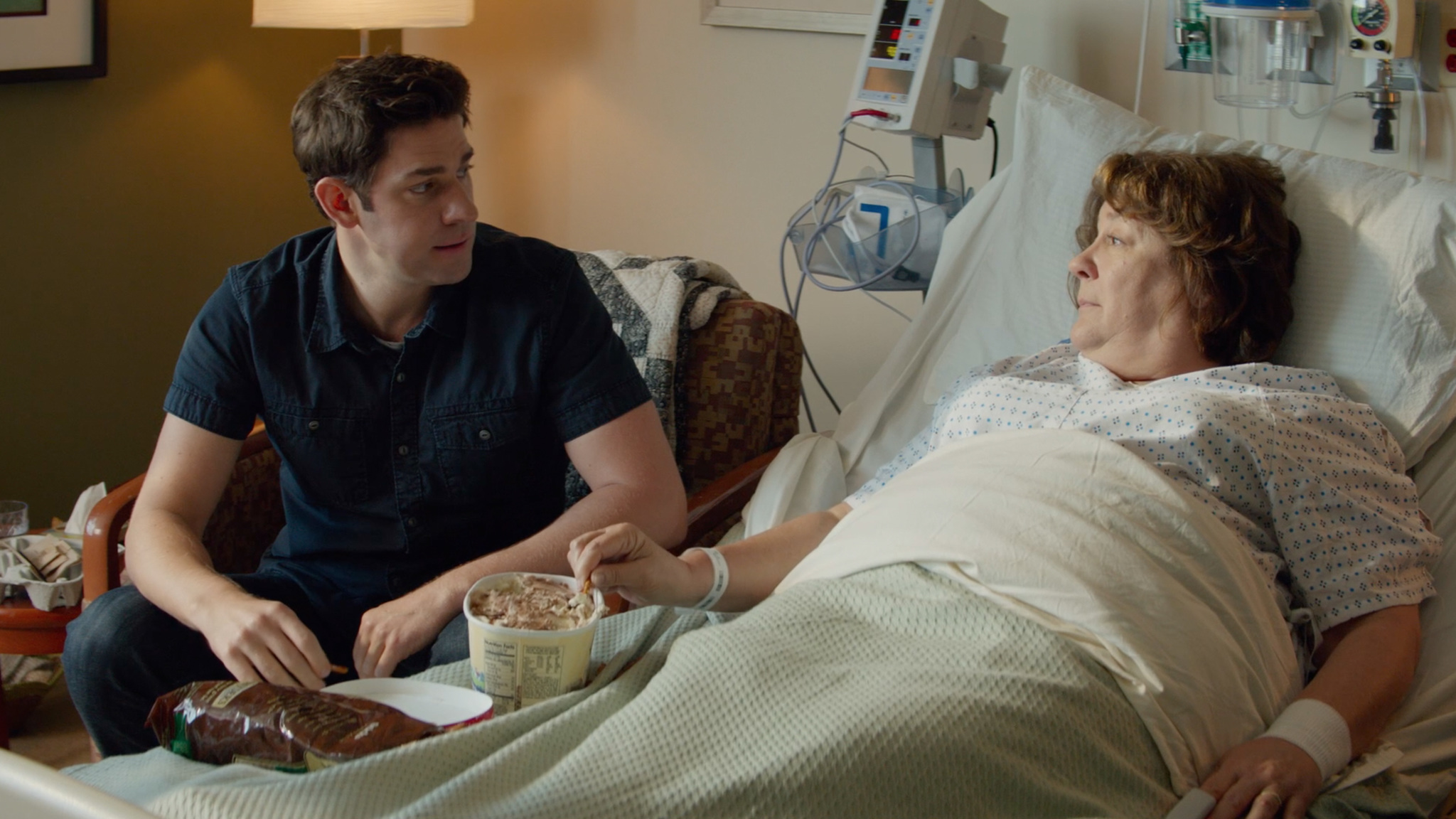 Margo Martindale and John Krasinski in The Hollars (2016)