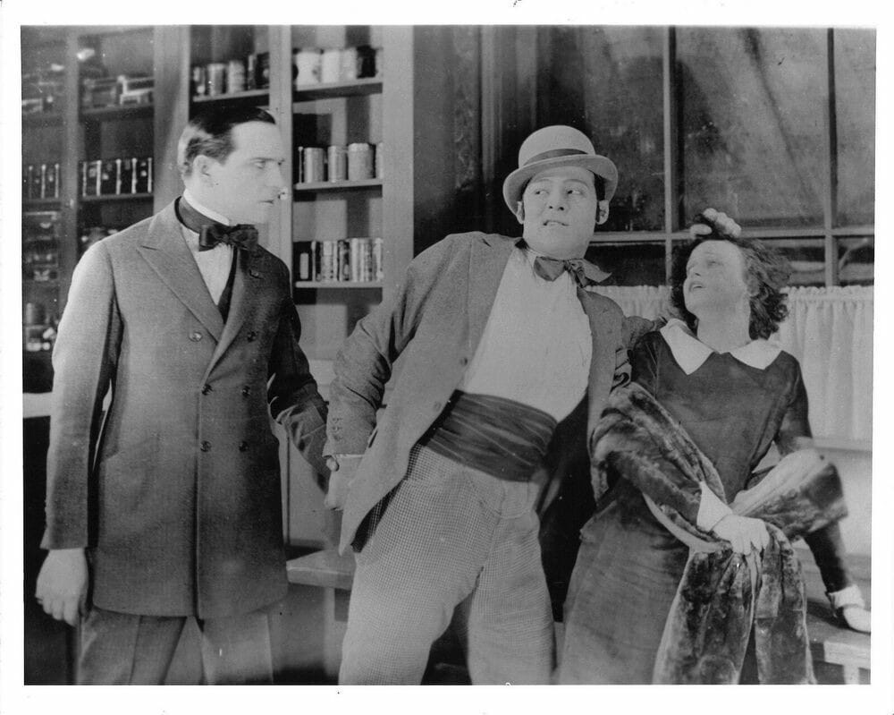 Rudolph Valentino and Earle Williams in A Rogue's Romance (1919)