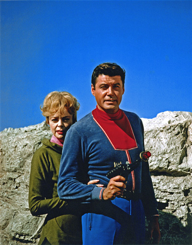 "Lost in Space" Guy Williams, June Lockhart circa 1965