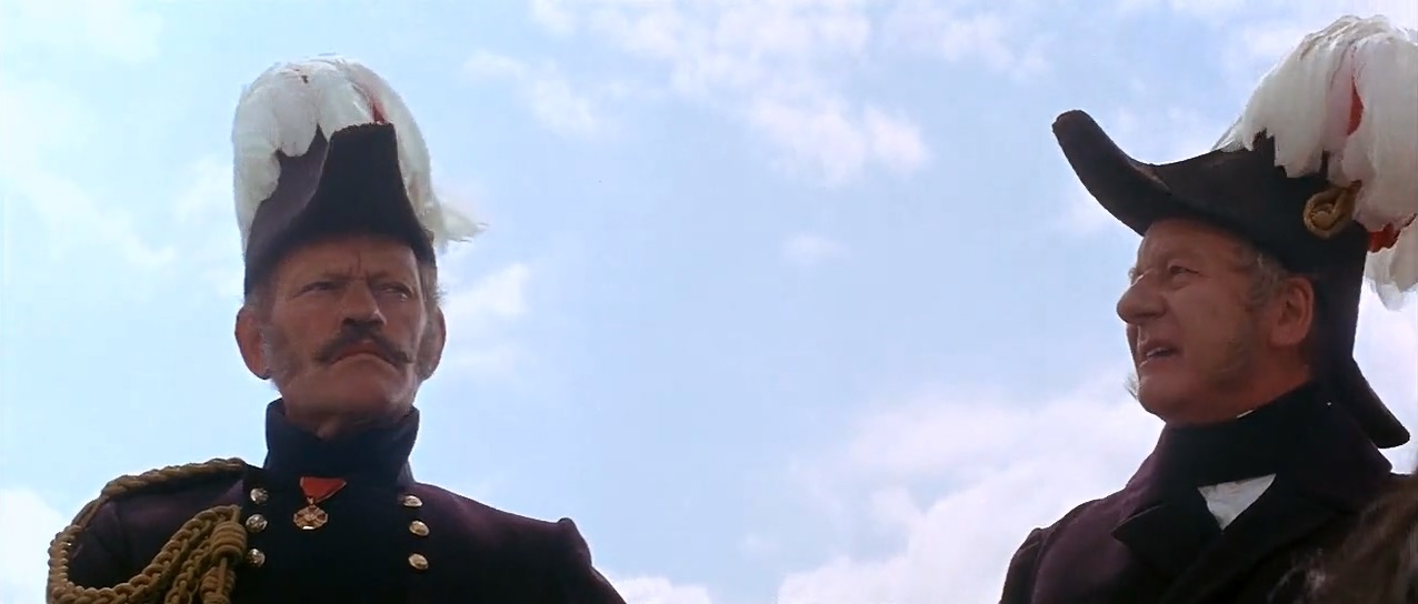 John Gielgud and Harry Andrews in The Charge of the Light Brigade (1968)