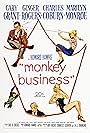 Cary Grant, Marilyn Monroe, Ginger Rogers, and Charles Coburn in Monkey Business (1952)