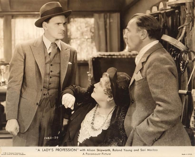 Warren Hymer, Alison Skipworth, and Roland Young in A Lady's Profession (1933)