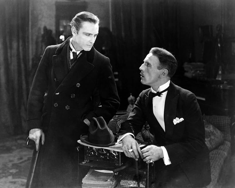 John Barrymore and Roland Young in Sherlock Holmes (1922)