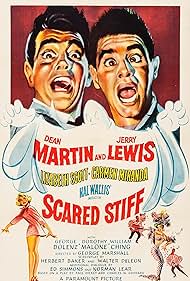 Carmen Miranda, Jerry Lewis, Dean Martin, and Lizabeth Scott in Scared Stiff (1953)