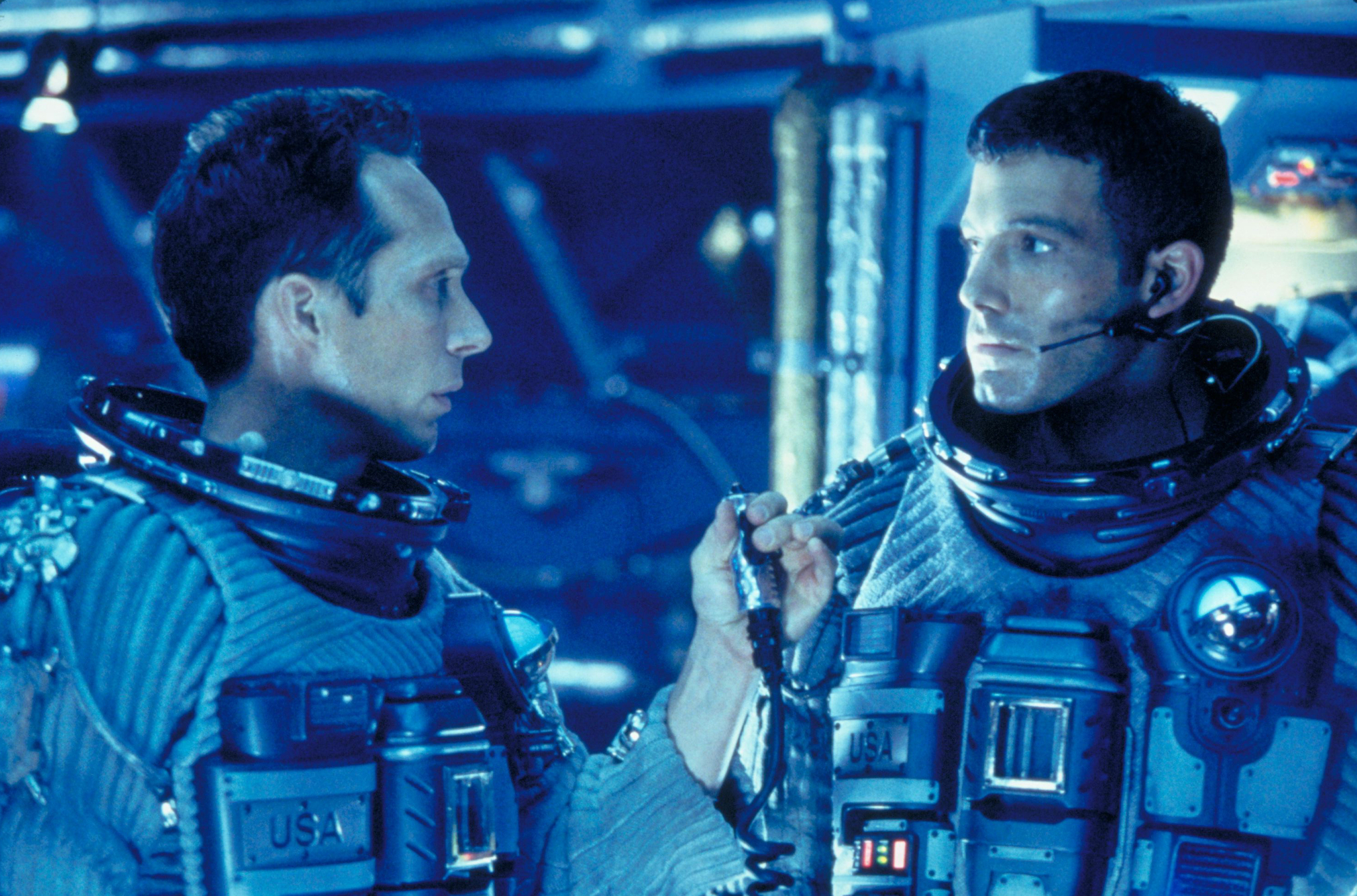 Ben Affleck and William Fichtner in Armageddon (1998)