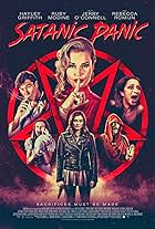 Jerry O'Connell, Rebecca Romijn, Maya Perkins, Hayley Griffith, and Ruby Modine in Satanic Panic (2019)