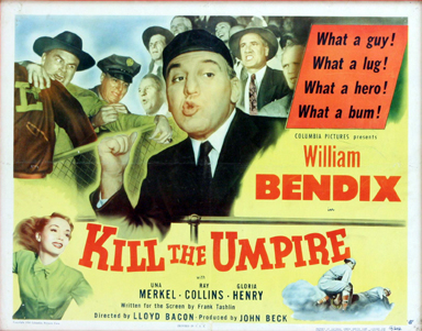 William Bendix and Gloria Henry in Kill the Umpire (1950)