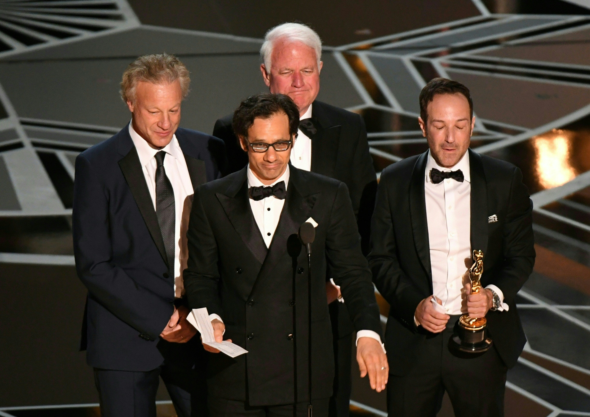 Dan Cogan, Bryan Fogel, Jim Swartz, and David Fialkow at an event for The Oscars (2018)