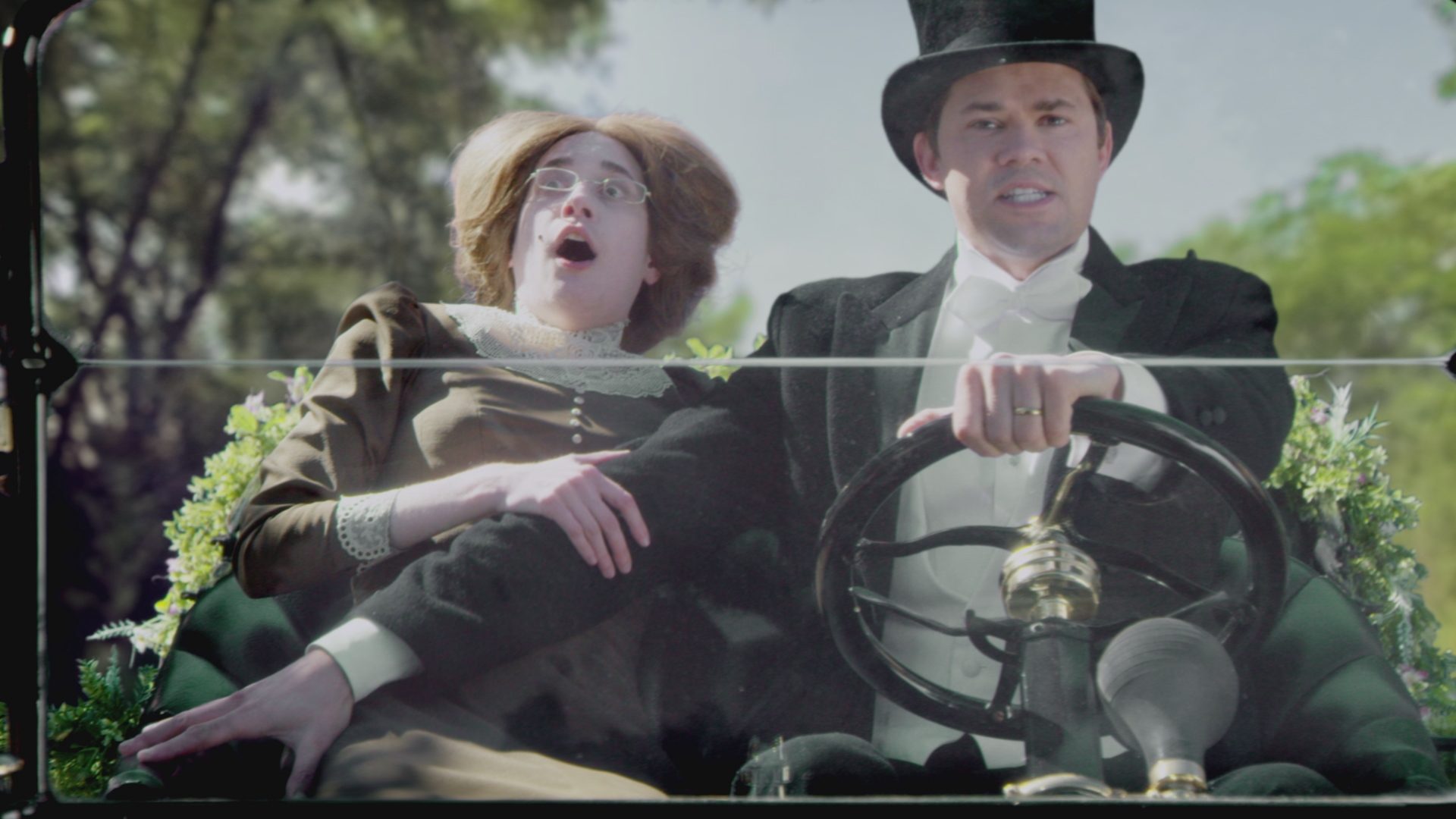 Andrew Rannells and Lauren Flans in Another Period (2013)