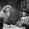 Janet Blair and Rosalind Russell in My Sister Eileen (1942)