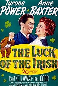 Tyrone Power, Anne Baxter, and Cecil Kellaway in The Luck of the Irish (1948)