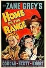 Randolph Scott, Jackie Coogan, and Evelyn Brent in Home on the Range (1935)