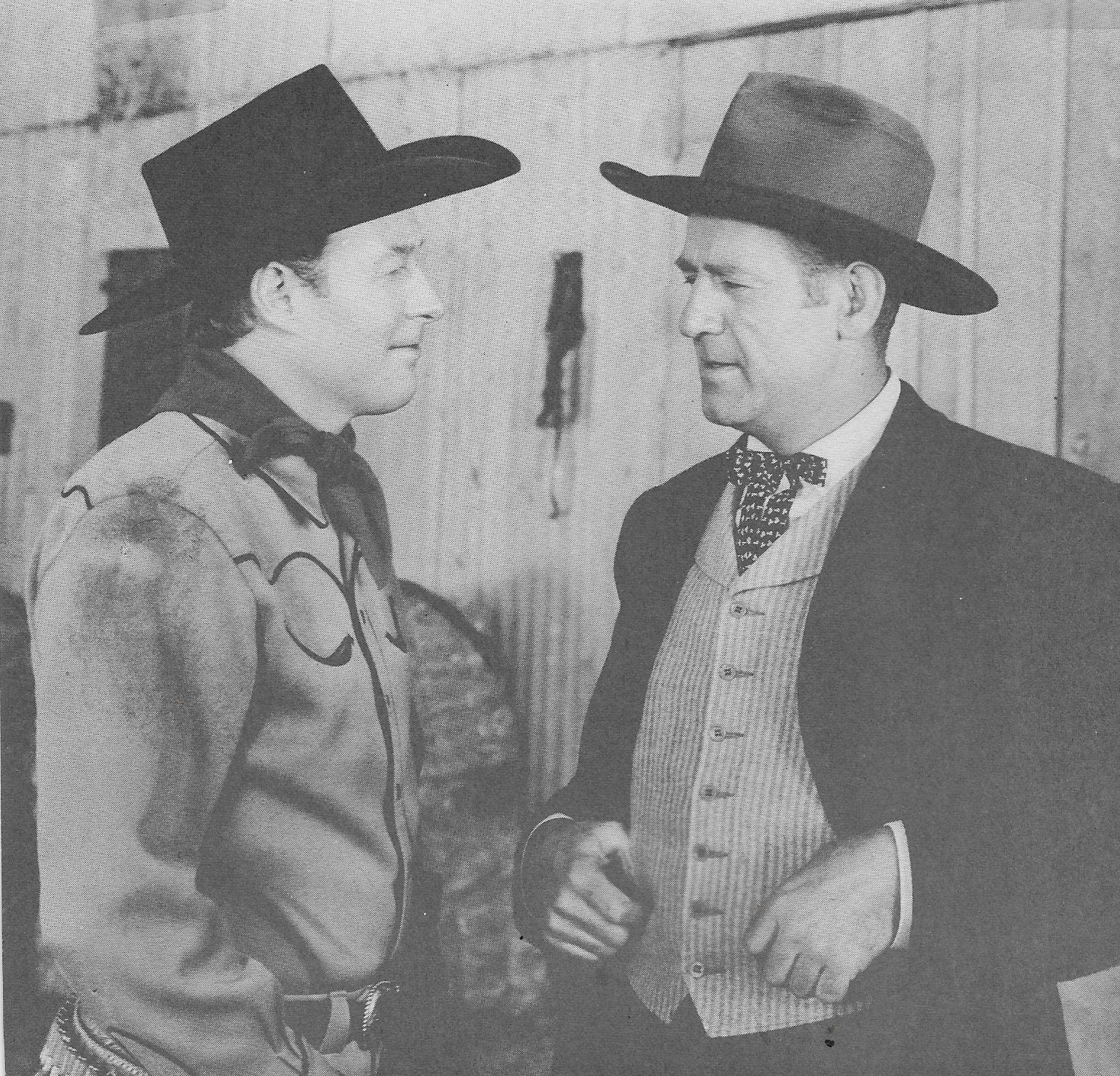 Roy Barcroft and Bill Elliott in Wagon Wheels Westward (1945)