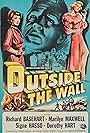 Richard Basehart, Signe Hasso, and Marilyn Maxwell in Outside the Wall (1950)