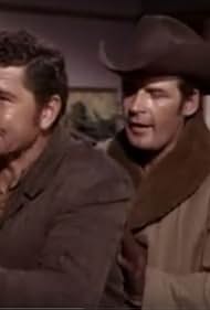 Claude Akins and Peter Breck in The Big Valley (1965)