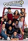 Lauren Collins, Ryan Cooley, Jake Goldsbie, Melissa McIntyre, Christina Schmidt, Sarah Barrable-Tishauer, Shane Kippel, Miriam McDonald, Cassie Steele, and Drake in Degrassi: A próxima geração (2001)