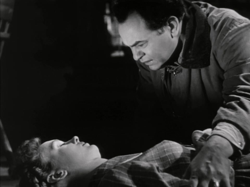 Edward G. Robinson and Allene Roberts in The Red House (1947)