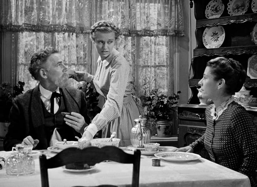 Ruth Gordon, Virginia Christine, and Walter Huston in Edge of Darkness (1943)