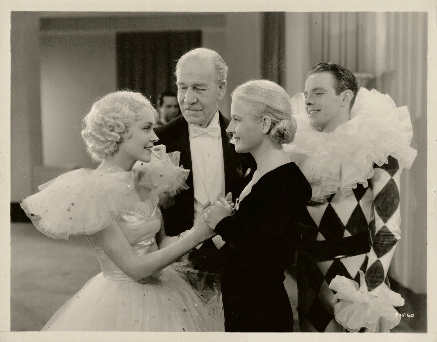 Maureen O'Sullivan, Ann Harding, Louis Hayward, and Henry Stephenson in The Flame Within (1935)